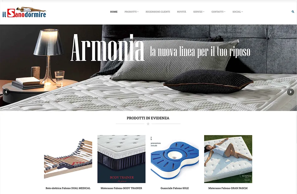 Dolcedormire Srl Materassi Lecco by Manifattura Falomo 989 WEB